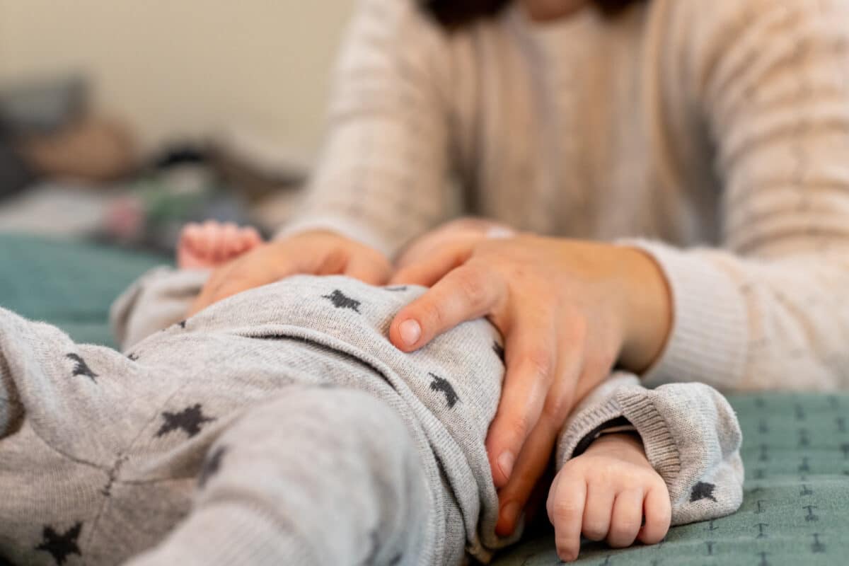 Consultation d’ostéopathie auprès d’un nourrisson